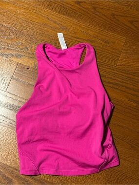 all in motion Neon Pink High Neck Racerback Tank